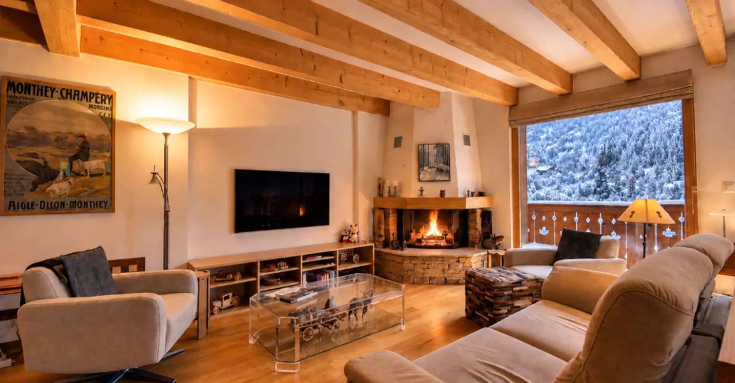 Magnifico chalet con vista libera sulle Dents-du-Midi - Foto 2 di 12