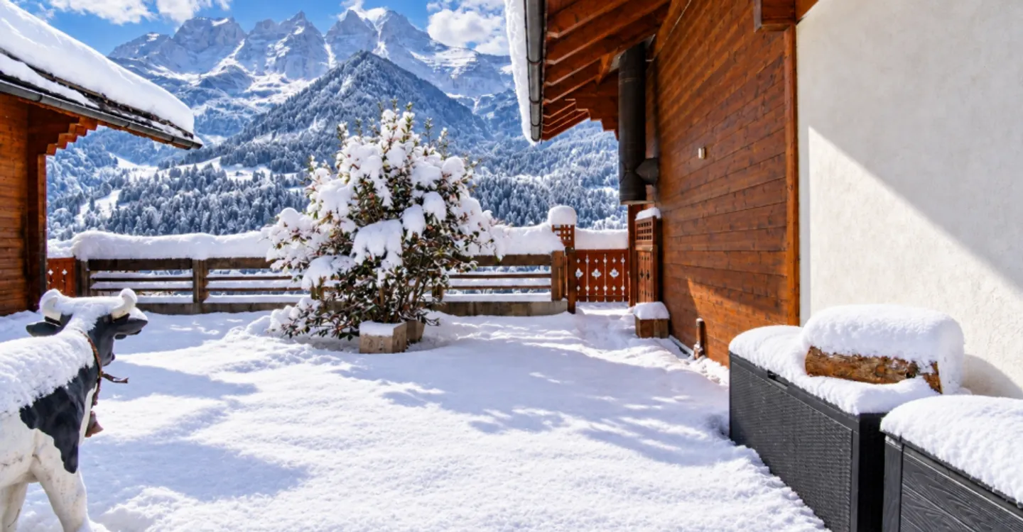 Magnifico chalet con vista libera sulle Dents-du-Midi - Foto 12 di 12