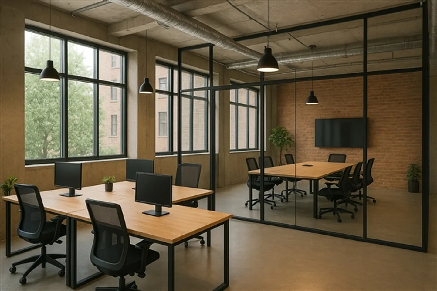 Bureaux de co-working individuels - Photo 1 sur 1