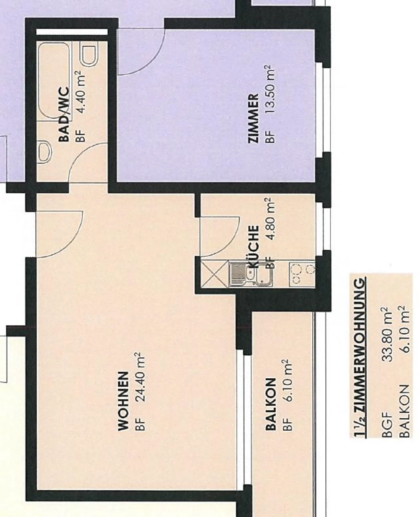 Lumineux et moderne - l'appartement idéal pour célibataire - Photo 4 sur 6