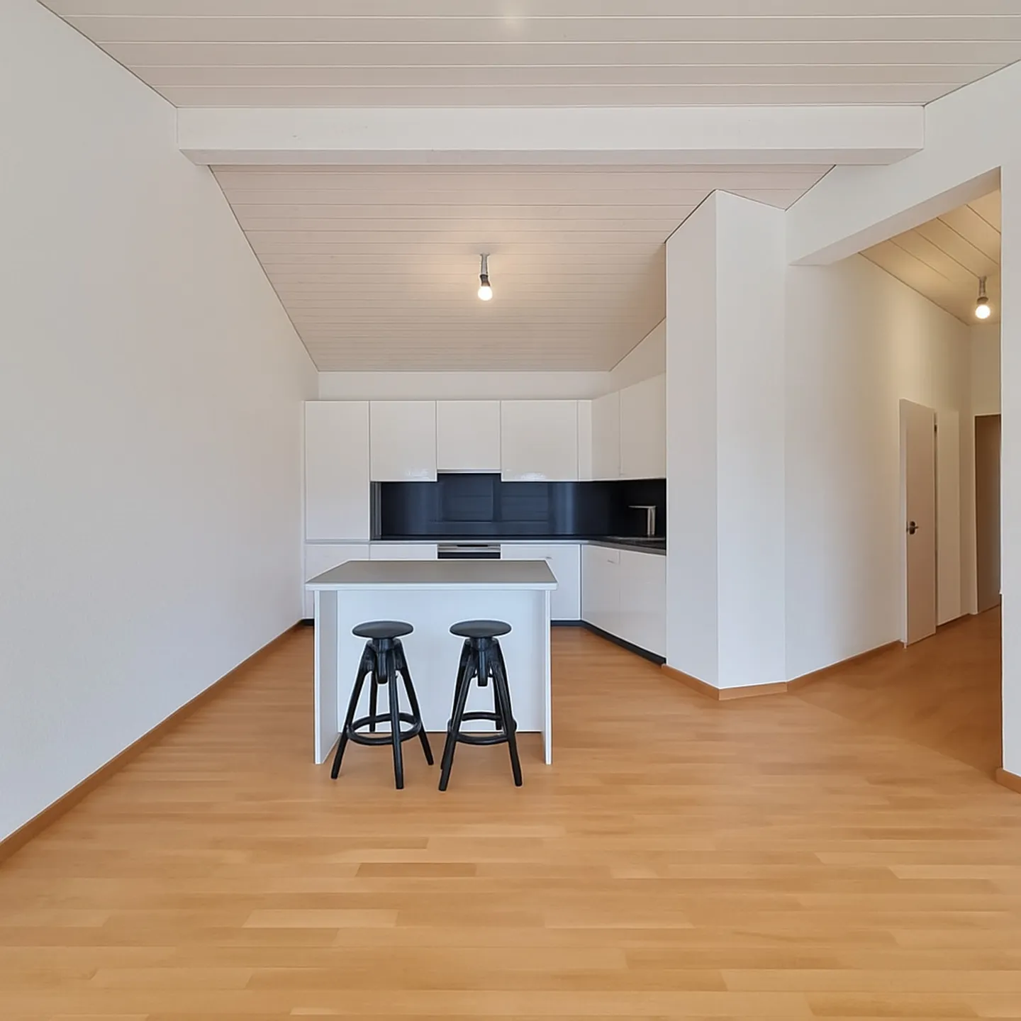 SPACIOUS ATTIC APARTMENT OF 2.5 ROOMS - Photo 2 of 6