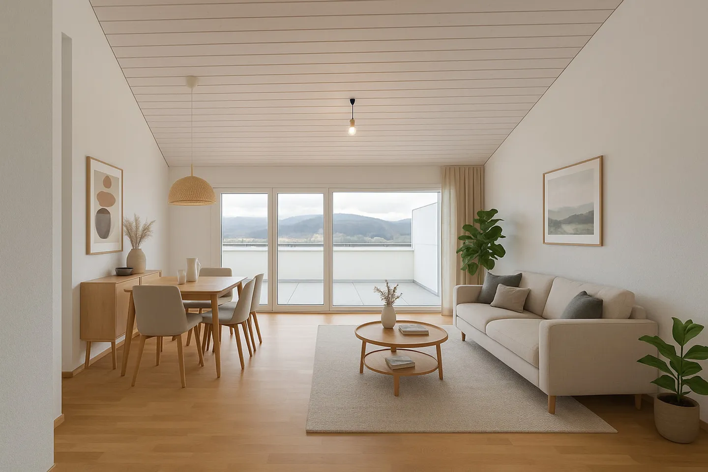 SPACIOUS ATTIC APARTMENT OF 2.5 ROOMS - Photo 4 of 6