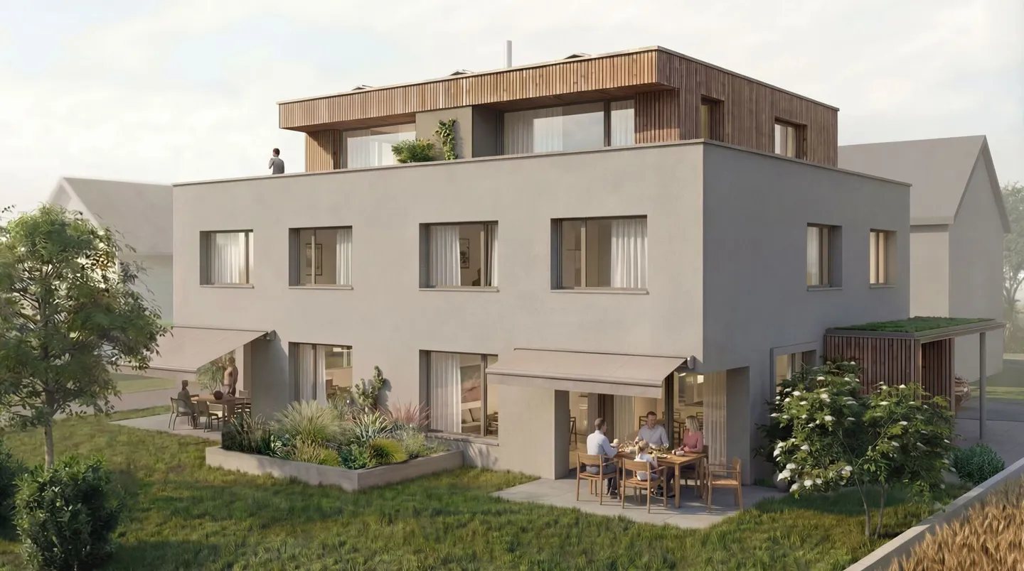 Maison jumelée neuve avec vue sur les Alpes à vendre - Photo 1 sur 11