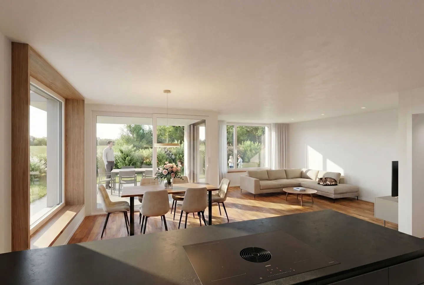 Maison jumelée neuve avec vue sur les Alpes à vendre - Photo 2 sur 11