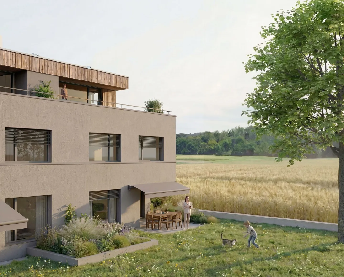 Maison jumelée neuve avec vue sur les Alpes à vendre - Photo 4 sur 11