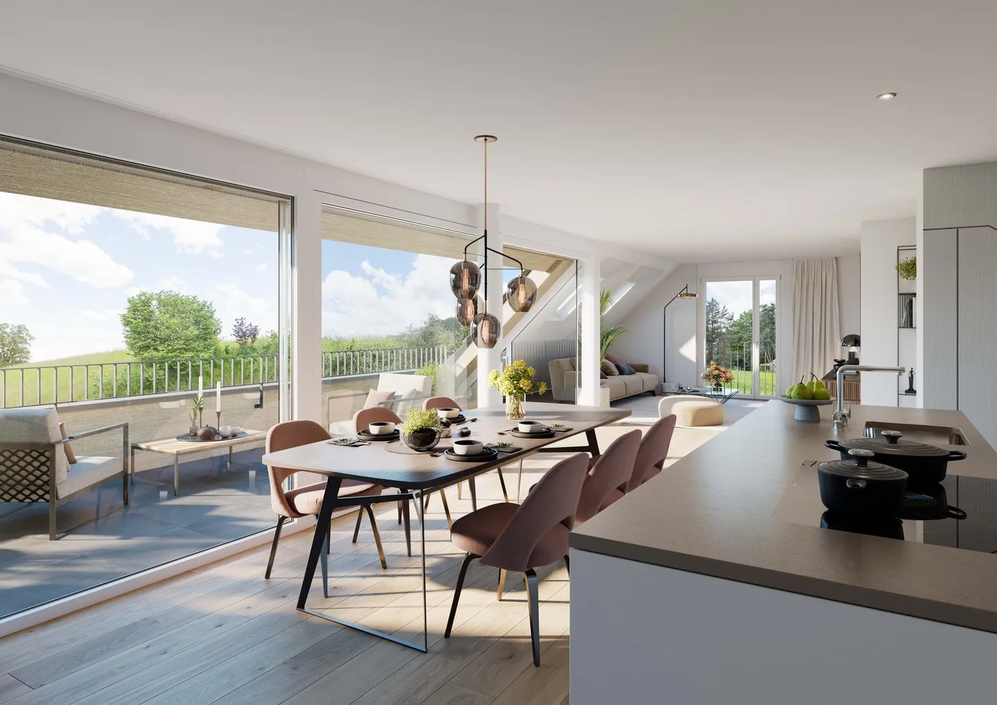 Modernes Apartment mit Alpenblick - Foto 1 von 6