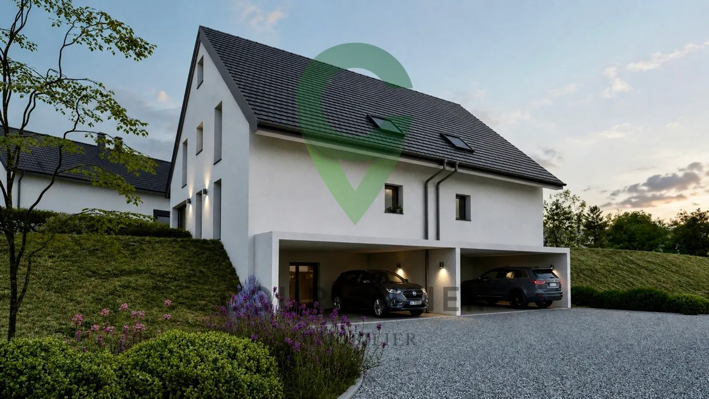 Villa gemella contemporanea in un contesto abitativo privilegiato - Foto 5 di 5