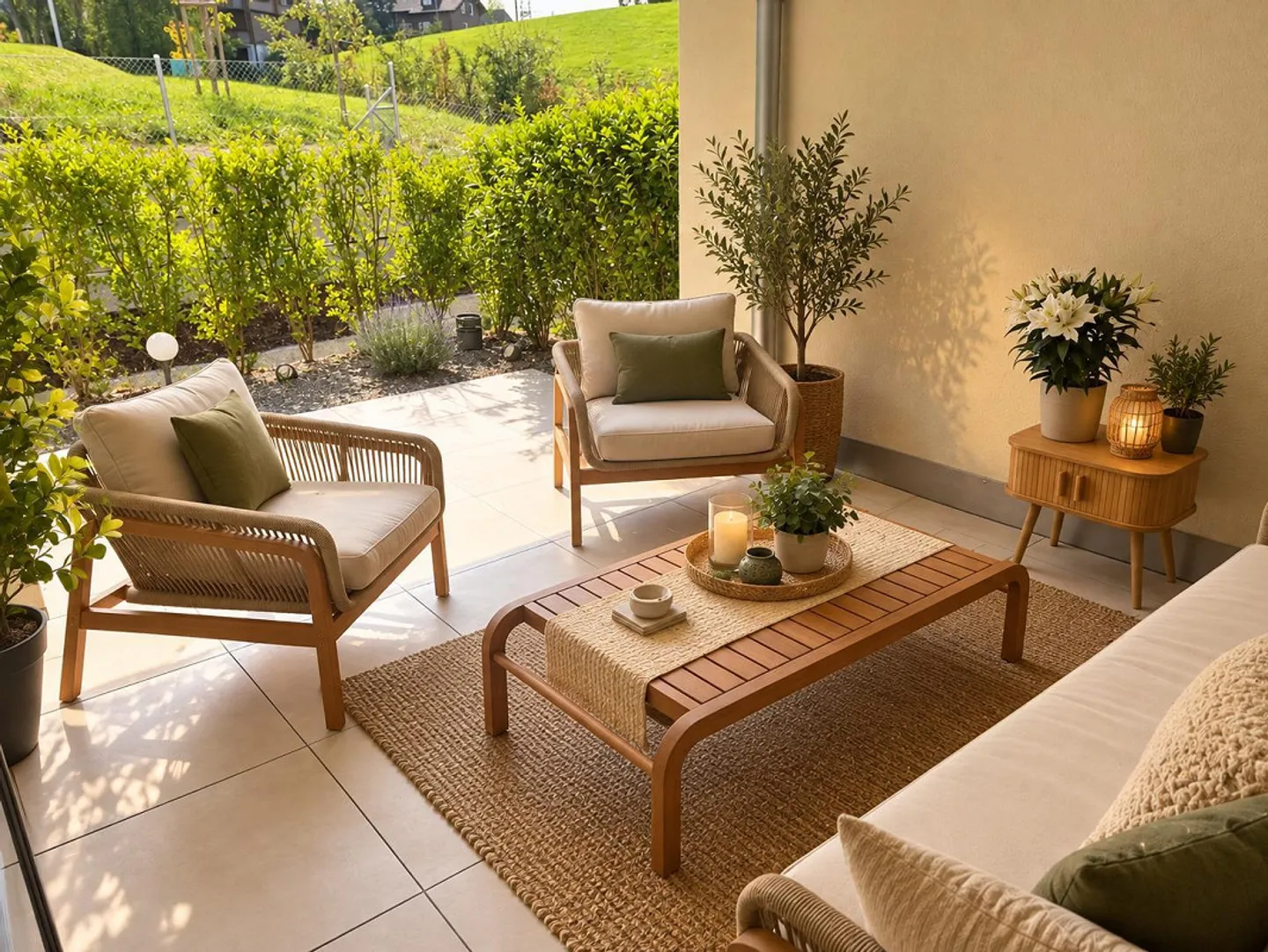 Stylish 2.5-room new apartment with covered outdoor area - Photo 5 of 6
