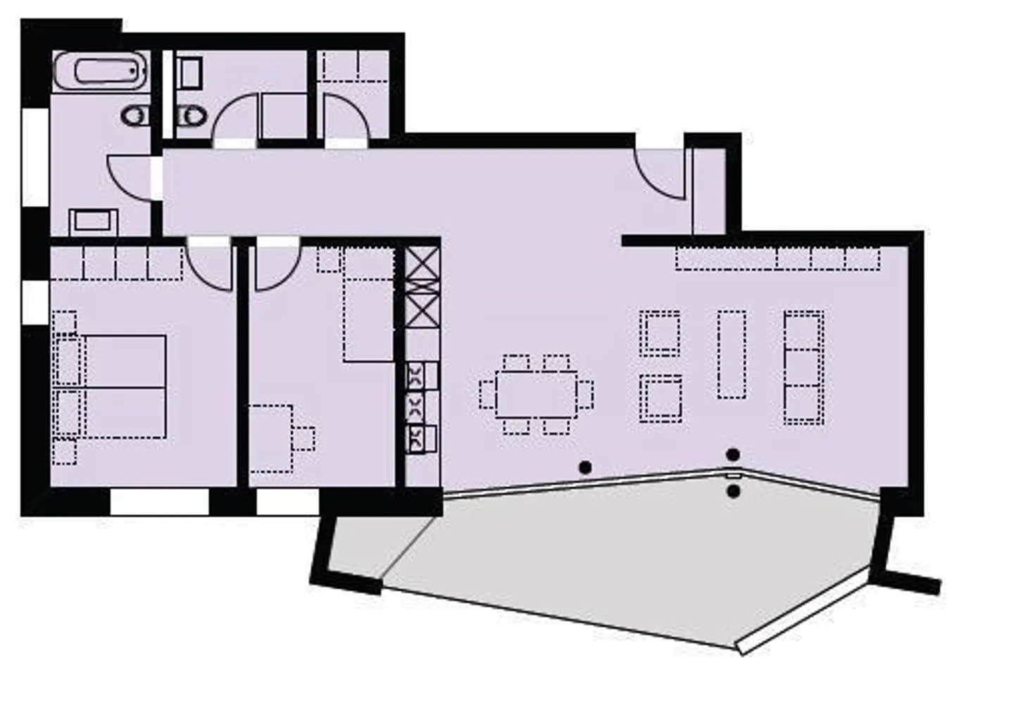 Appartement moderne avec un agencement généreux - Photo 7 sur 8