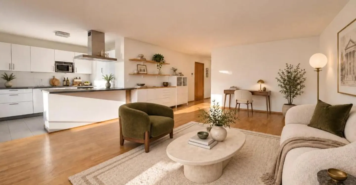 Exclusivité - Magnifique 4 pièces avec vue imprenable sur le Lac - Foto 2 di 6