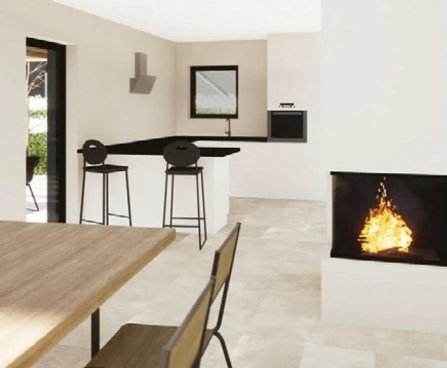 Villa moderne avec vue sur les montagnes - Photo 8 sur 24