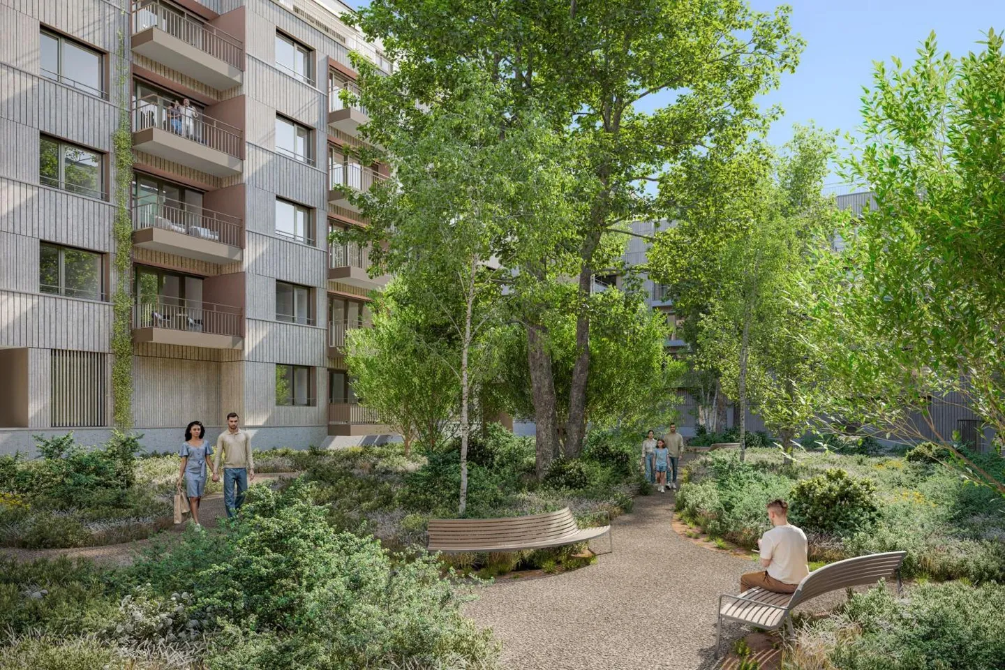 Giardini in città | Appartamenti nuovi dallo studio a 5 stanze a Vevey - Foto 3 di 7