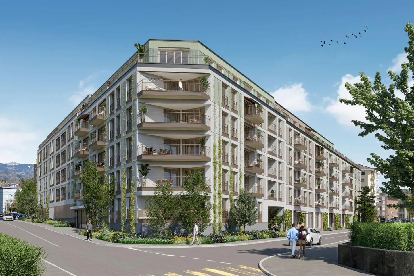 Giardini in città | Appartamenti nuovi dallo studio a 5 stanze a Vevey - Foto 4 di 7