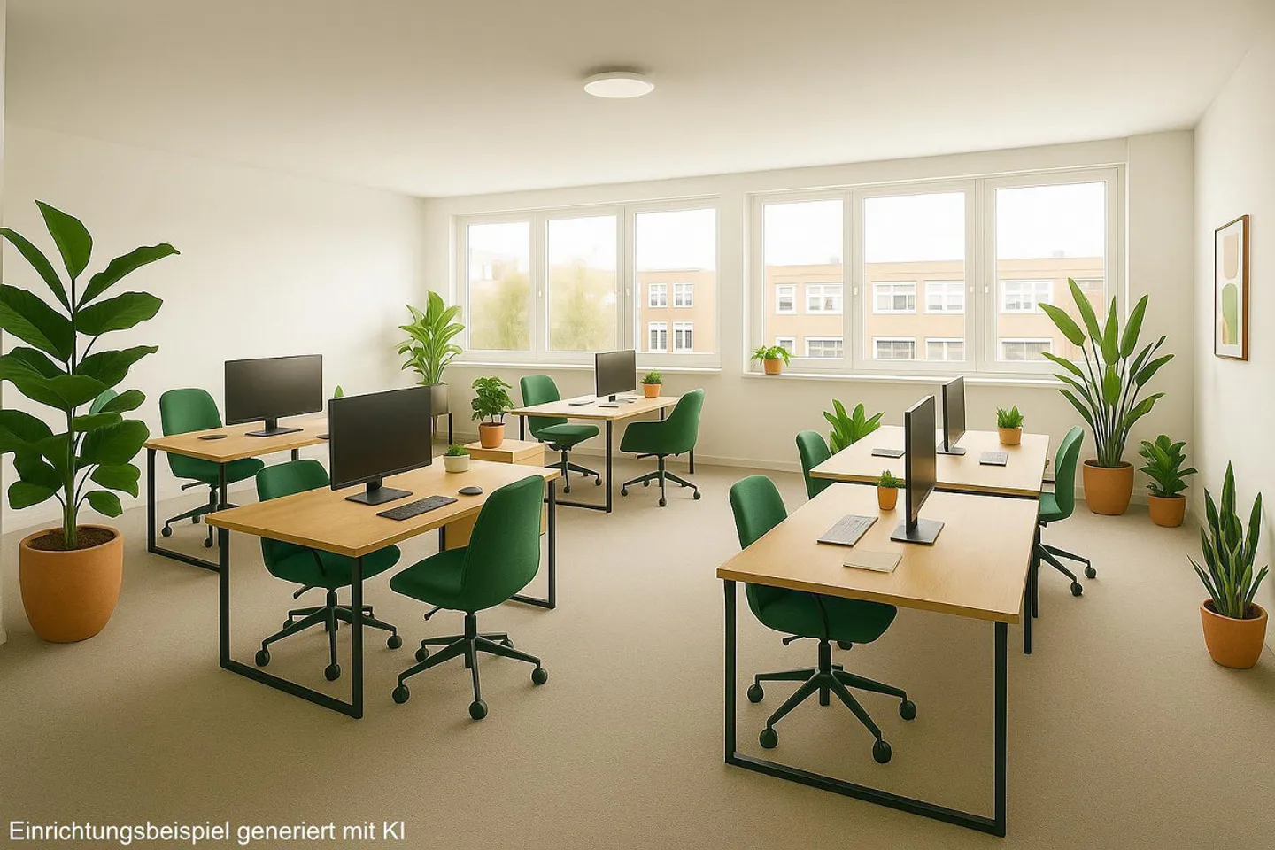 Büro/Kanzlei/Gewerbe mit Lavabo - 58m2 im 2OG in Neubau - Foto 2 von 5