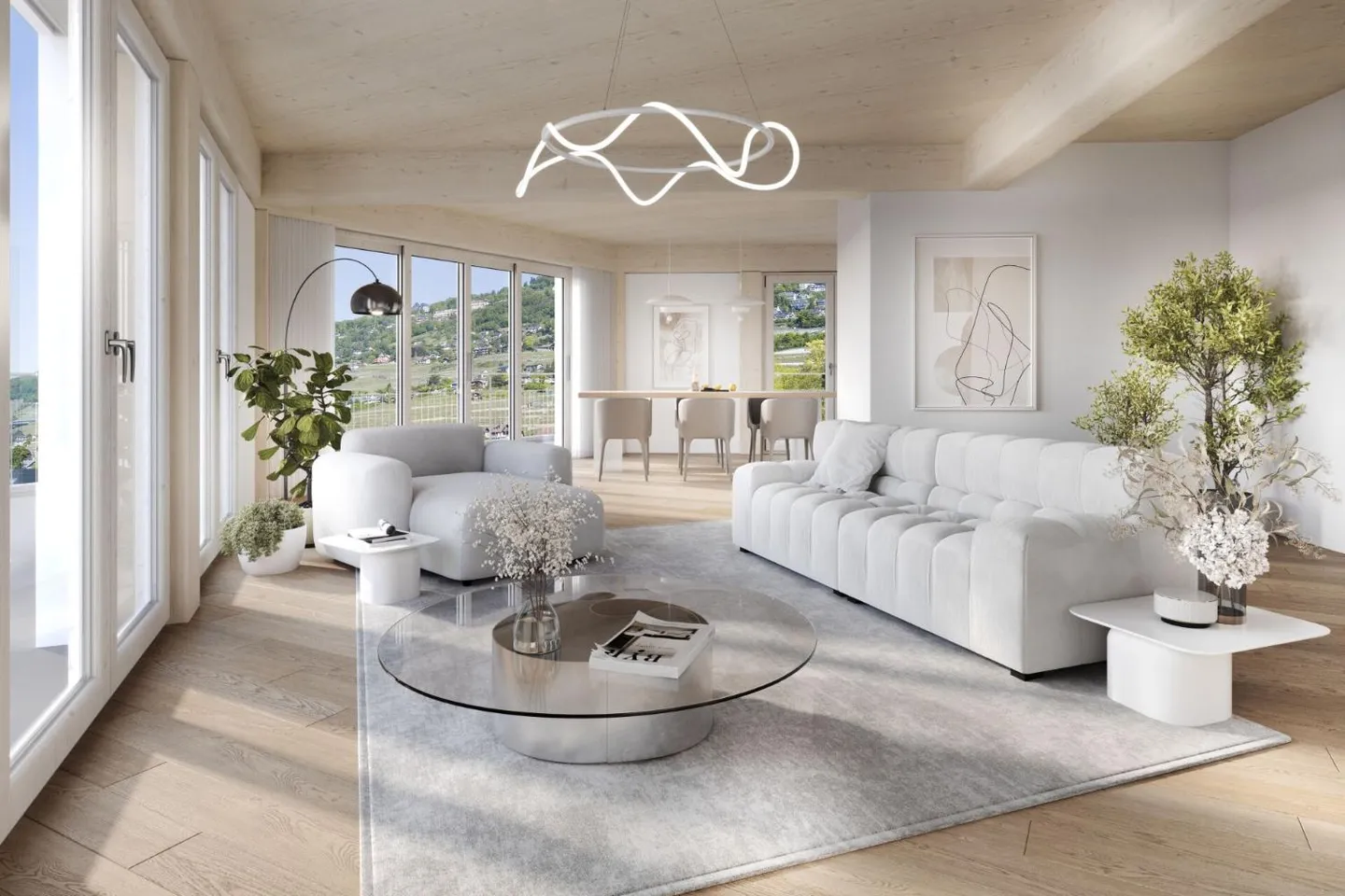 Giardini in città | Appartamenti nuovi dallo studio a 5 stanze a Vevey - Foto 6 di 7