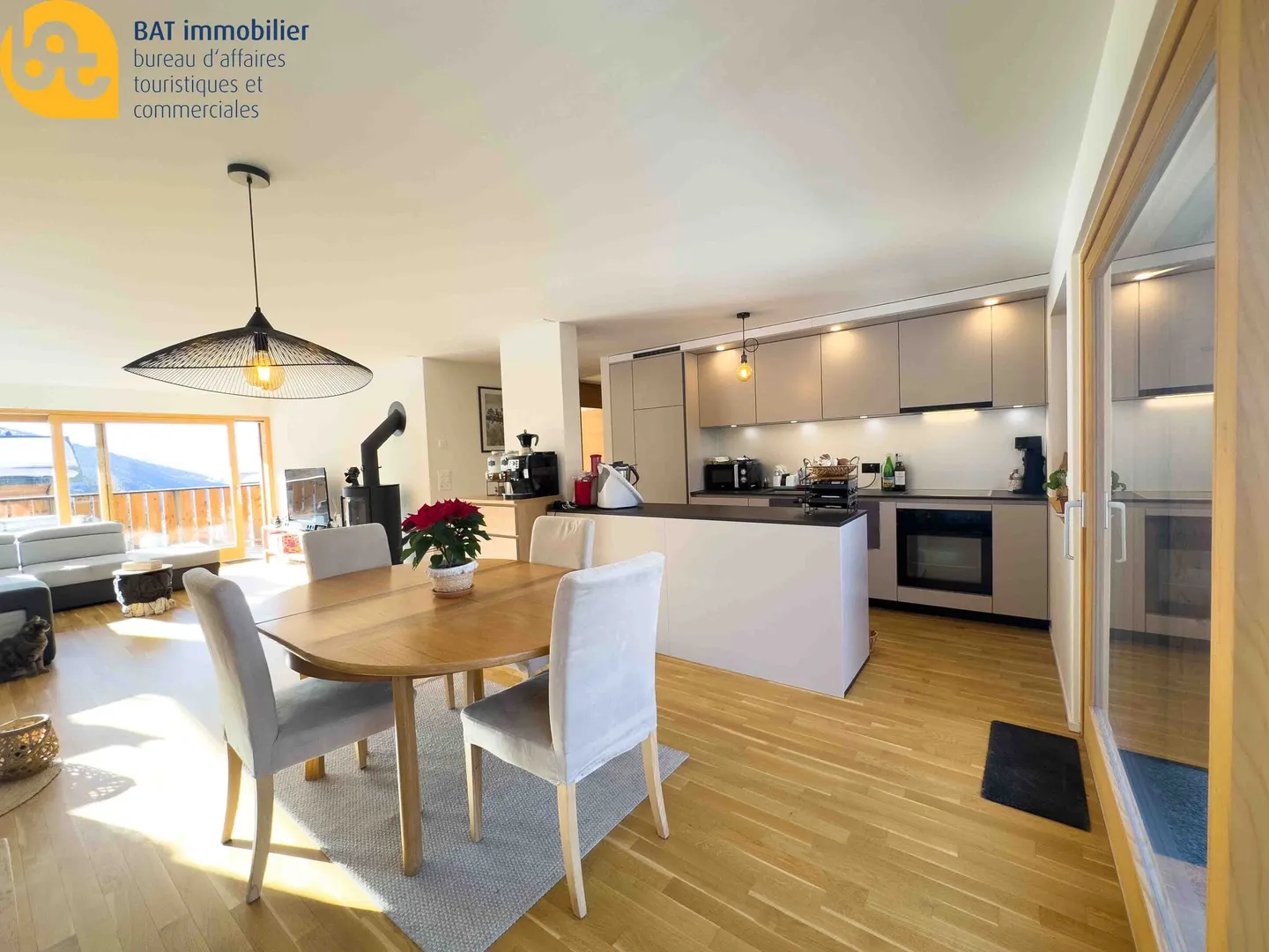 Apartment with 3.5 rooms newly available for rent in Vercorin Apartment Dominante Location Apartment Bella Lui No. 181 - Photo 4 of 13