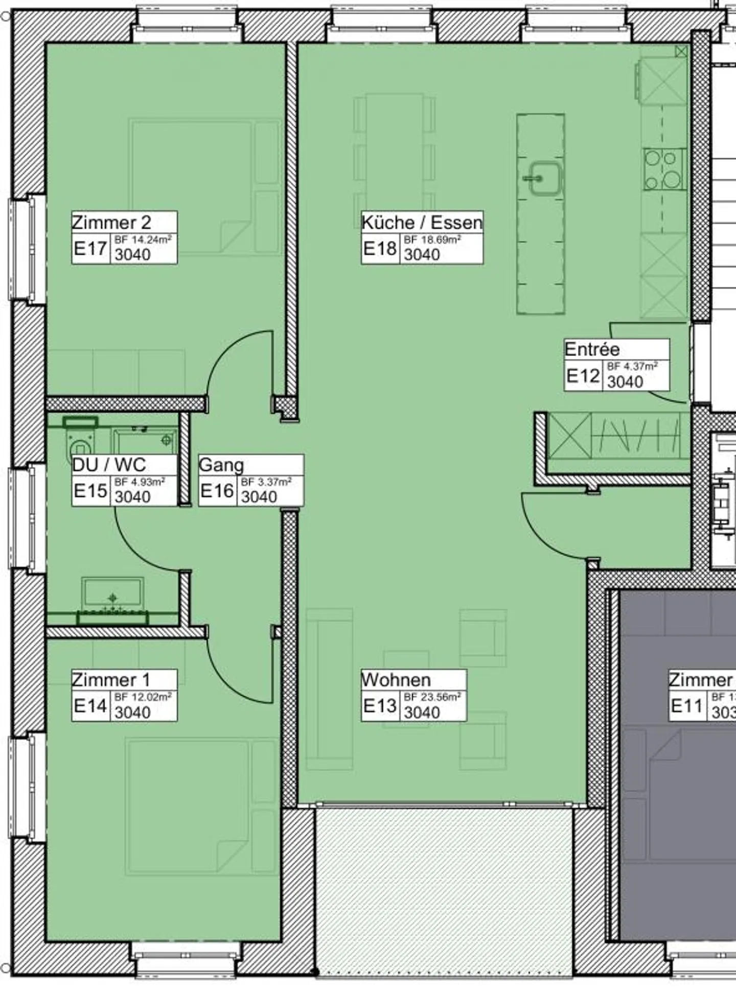 Appartamento moderno di 3,5 stanze - vivere a contatto con la natura con panorama montano - Foto 10 di 10