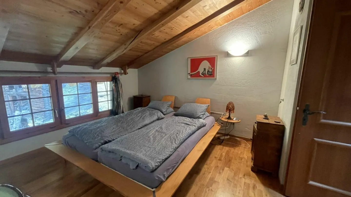 Rustikales Walliserhaus im Weiler Bodmen in Saas-Fee. Kopie - Foto 10 von 22