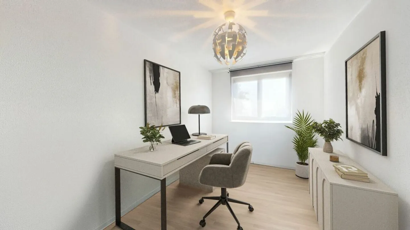 Appartamento 4.5 camere ben curato con balcone, cantina, posto auto in garage e posto auto esterno - Foto 10 di 17