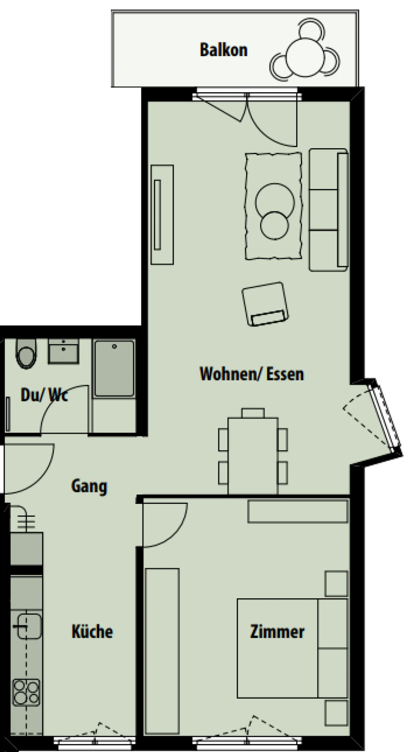 Appartamento moderno 2.5 locali in posizione centrale - Foto 9 di 9