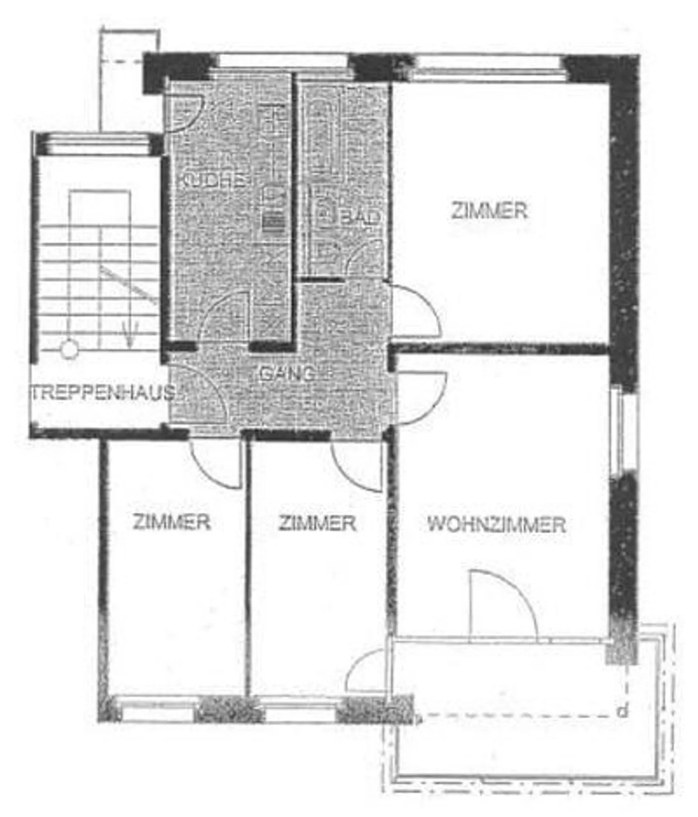 Ruhige 4-Zimmerwohnung in Arlesheim - Foto 8 von 9