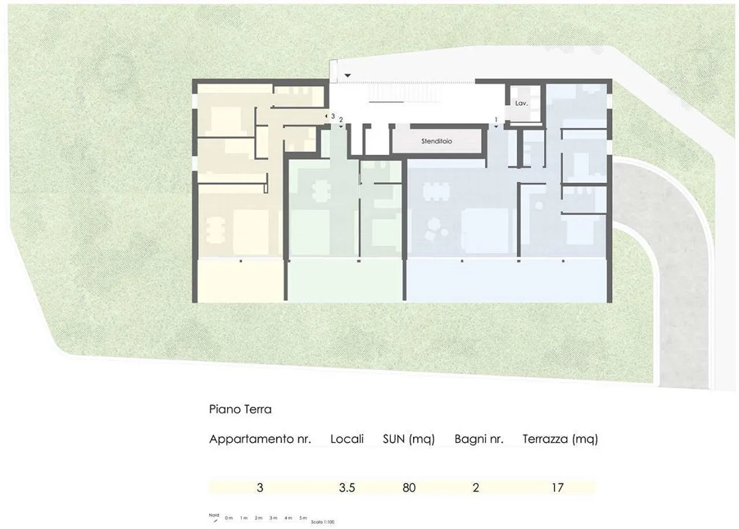 Bright 3.5 rooms with private garden - Monteggio - Photo 7 of 7