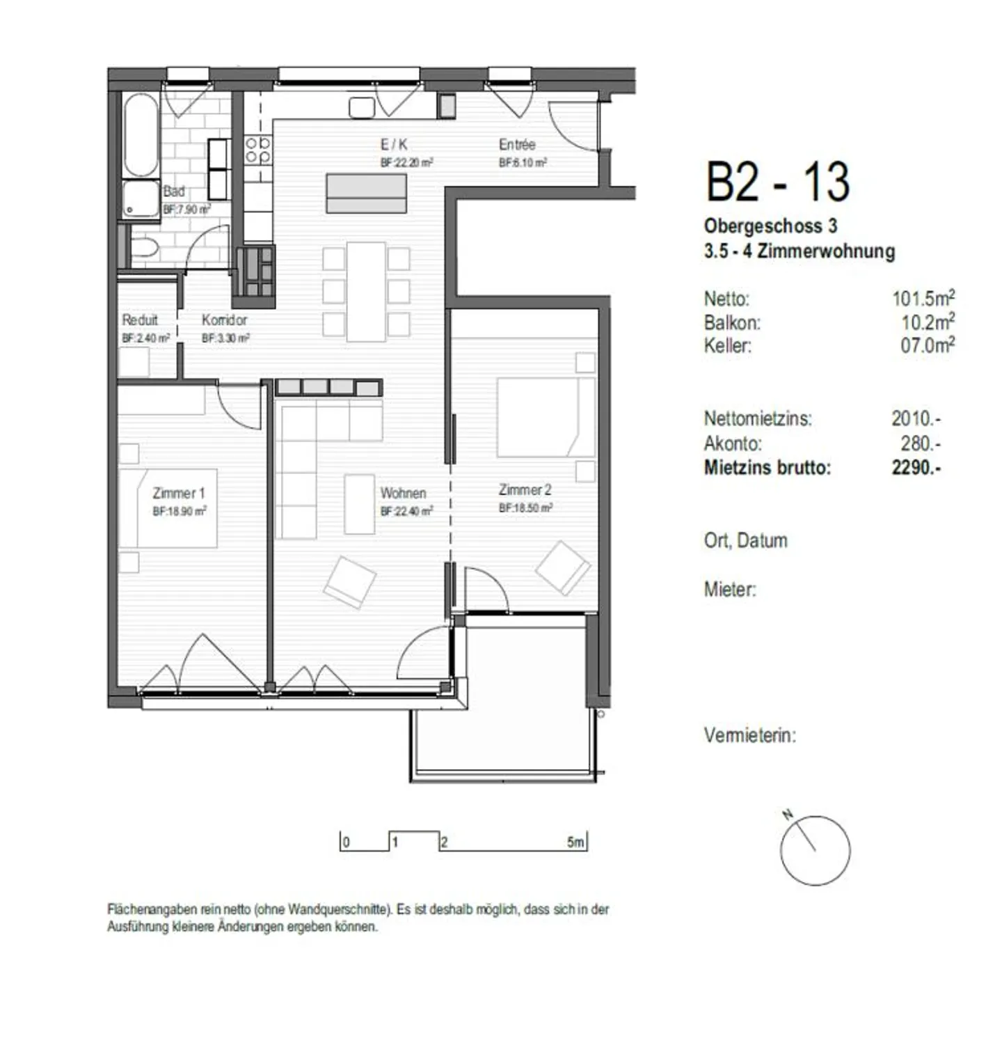 Appartement central à Burgdorf - Photo 11 sur 11