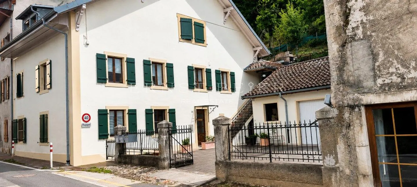Immeuble de rendement à Romainmôtier avec bon rendement locatif - Foto 1 von 2