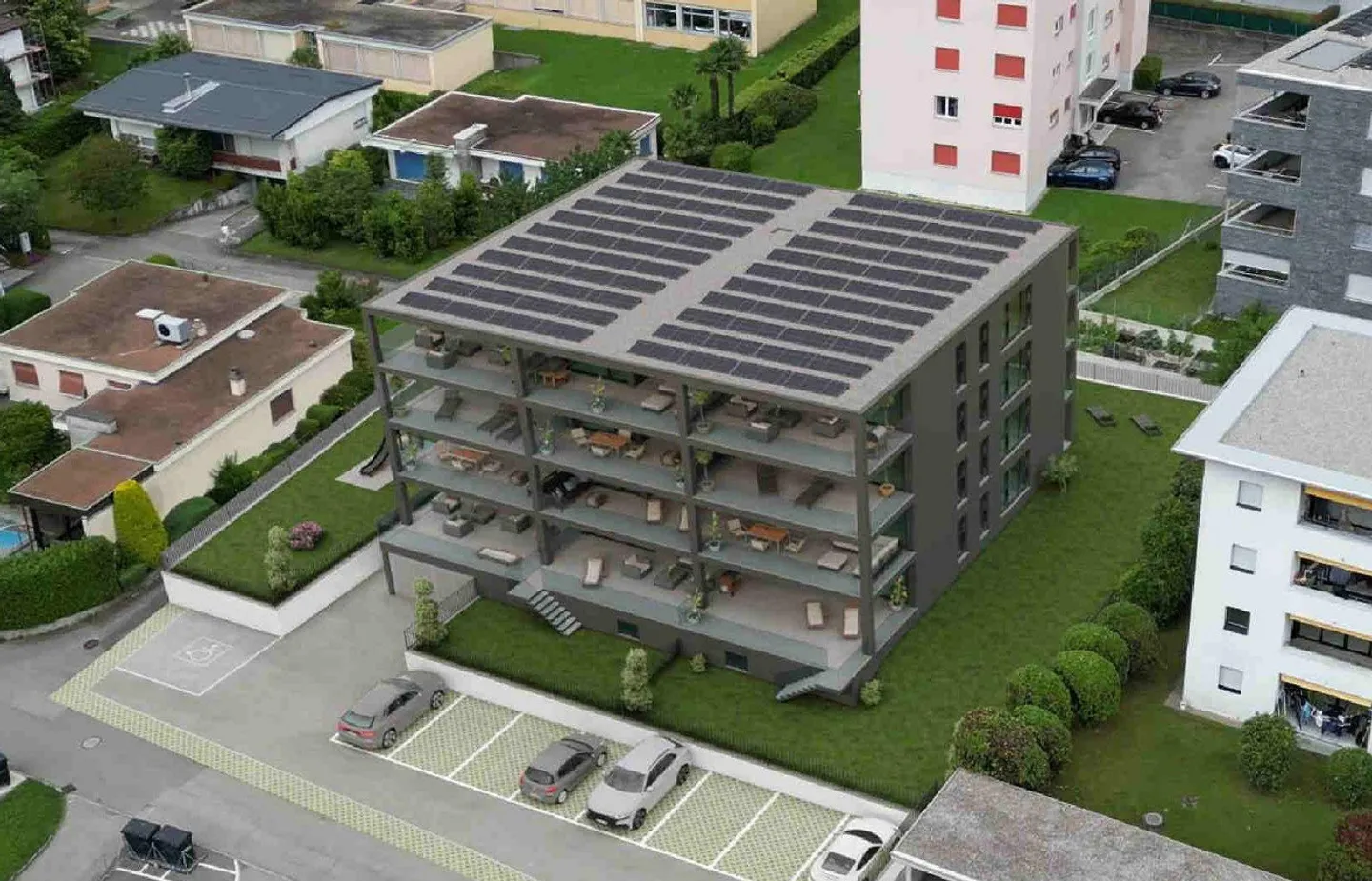 Nuovo appartamento con grande giardino in zona comoda e tranquilla - Photo 1 sur 13