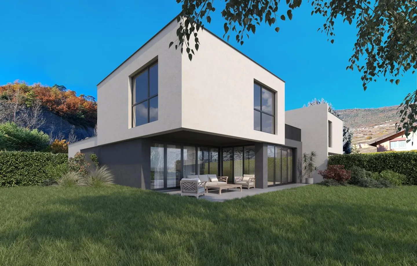 Nouveau projet de villa à Granges (Sierre) Villa 5.5 pièces - Photo 2 sur 13