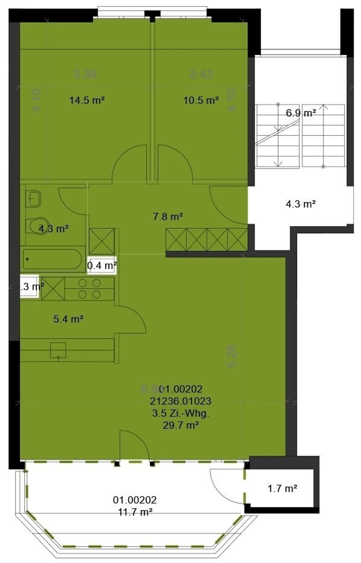Appartamento in affitto - Foto 11 di 11