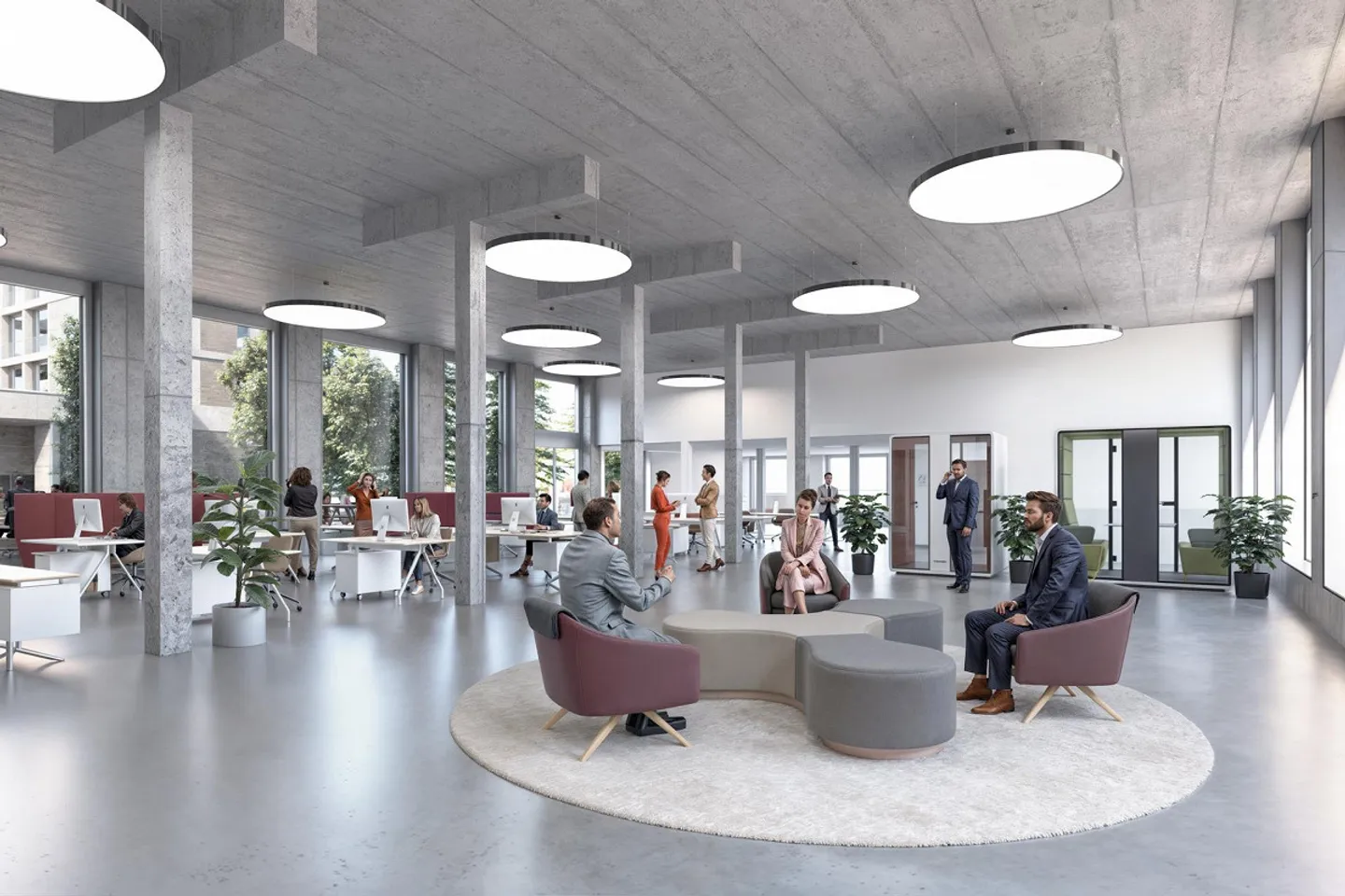 Müllerbräu Areal Baden - 317 m² de surface au rez-de-chaussée avec haute visibilité - Photo 1 sur 9