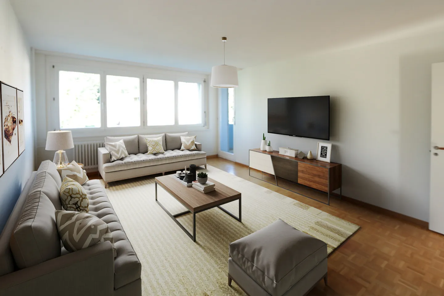 Helle Wohnung an Waldrandnähe - Foto 1 von 12