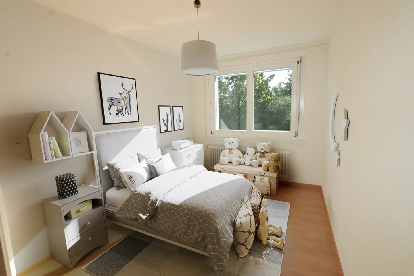 Helle Wohnung an Waldrandnähe - Foto 5 von 12