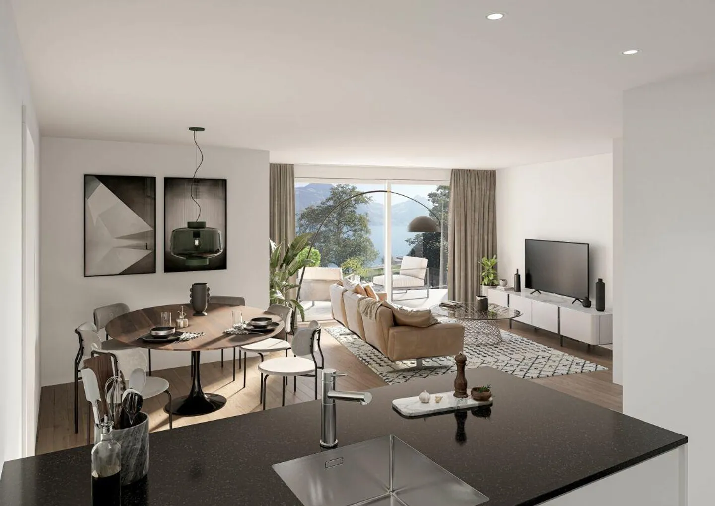 4½-Room Apartment No. 2, Ground Floor West "Mühlematt" Beckenried - Photo 4 of 8