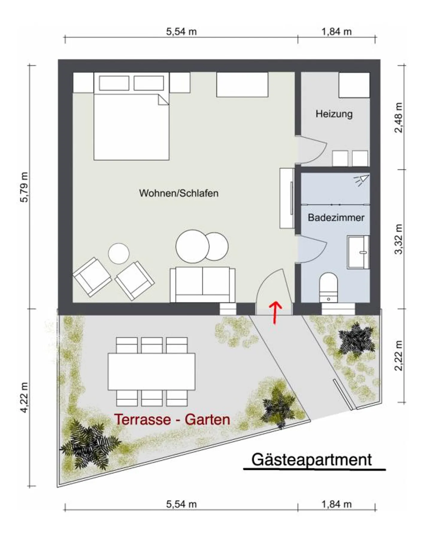Charmantes Dorfhaus mit Garten und separatem Studio - Foto 29 von 30