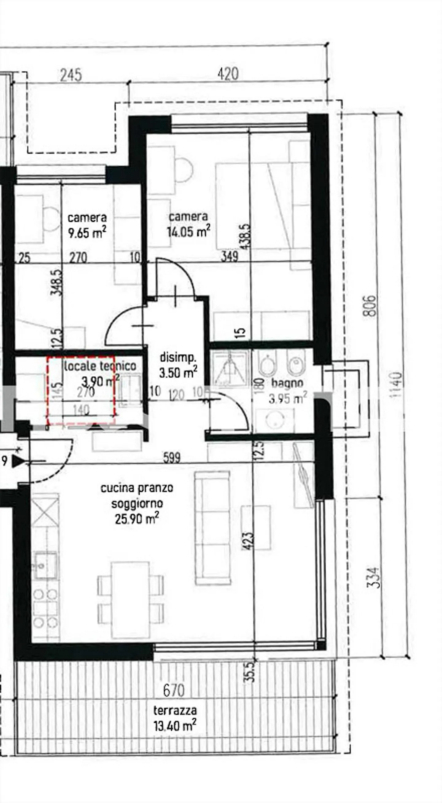 Rivera, 3,5 camere nuova costruzione - Foto 9 di 11