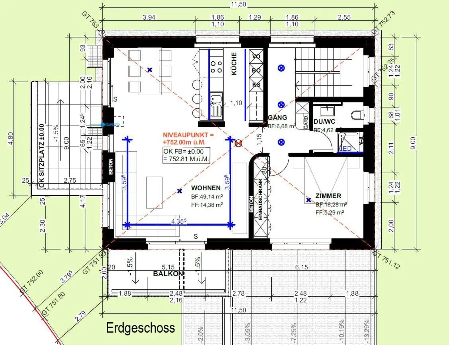 À louer à partir du 1er juillet 2026, nouvelle maison individuelle de 6½ pièces avec garage double, au Vorderen Rebweg 1 à 9534 Gähwil. - Photo 4 sur 10