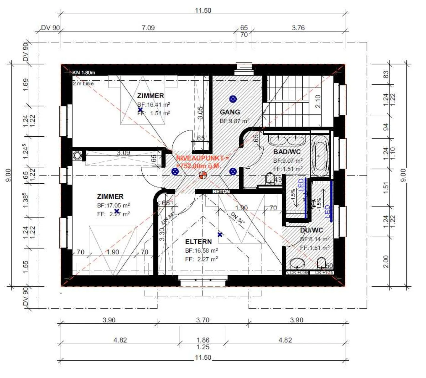 À louer à partir du 1er juillet 2026, nouvelle maison individuelle de 6½ pièces avec garage double, au Vorderen Rebweg 1 à 9534 Gähwil. - Photo 5 sur 10