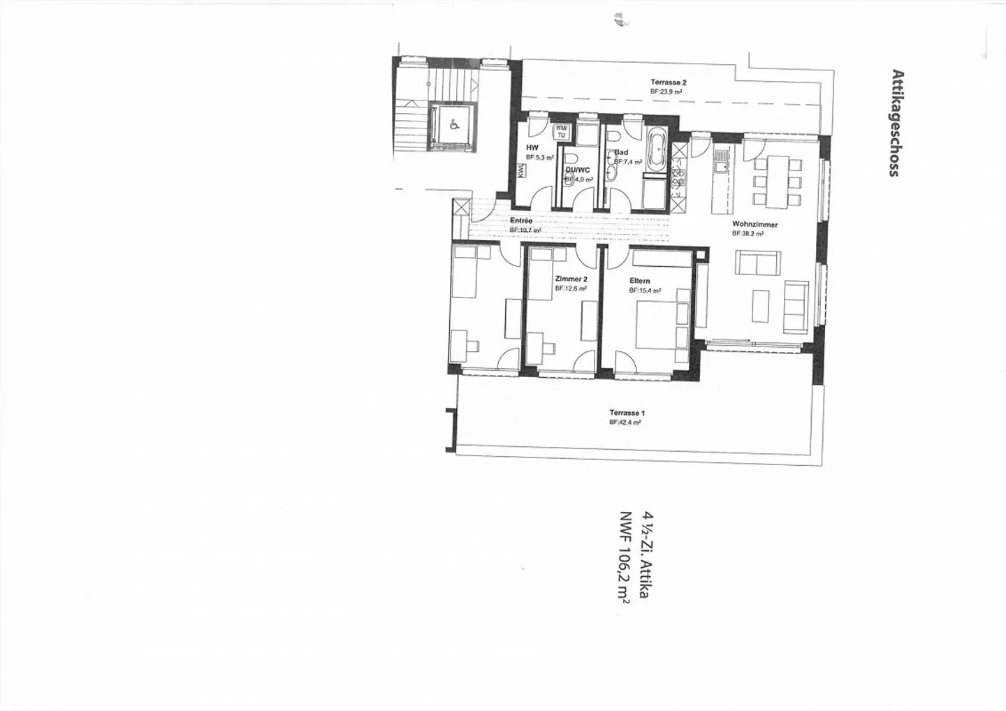 Votre alternative ! Appartement 4.5 pièces (Minergie) au dernier étage - Photo 16 sur 16