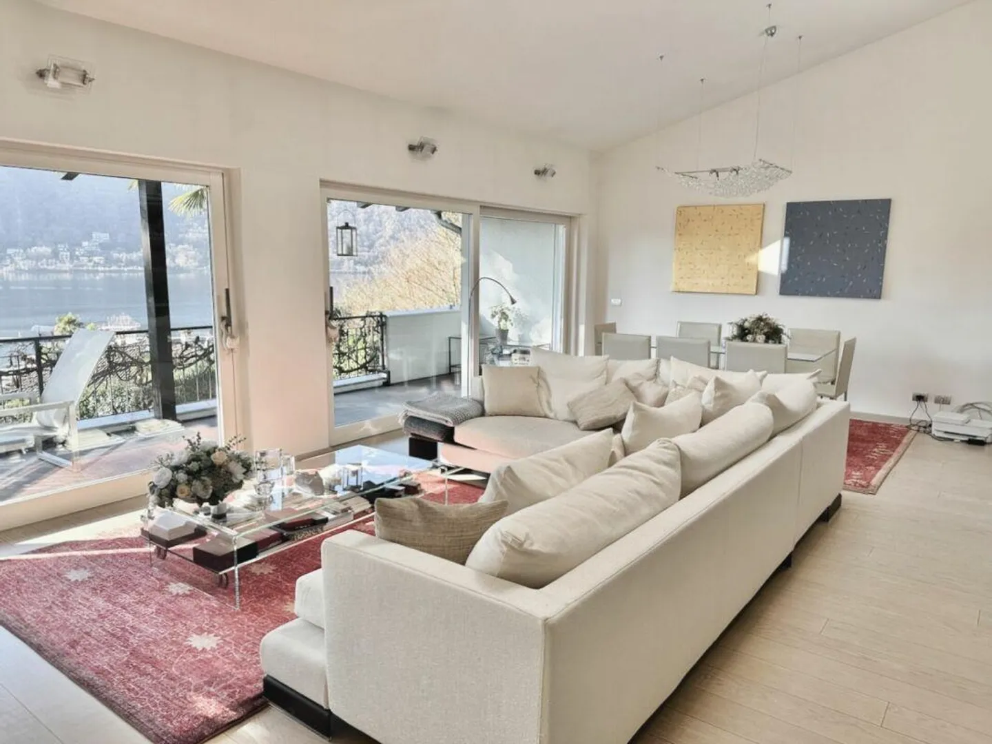 Morcote: Elegante attico anche 2° residenza con vista sul lago di Lugano, 2,5 locali - Foto 2 di 12