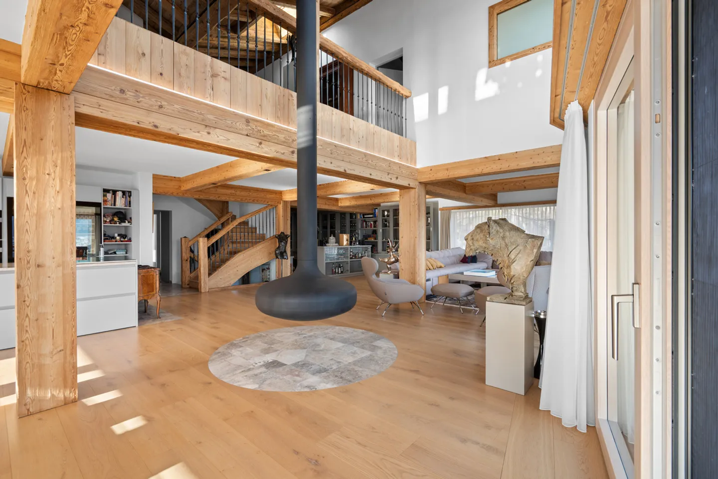 Prestigeträchtiges Chalet in Mayens d'Arbaz - Pool und atemberaubende Aussicht - Foto 3 von 9