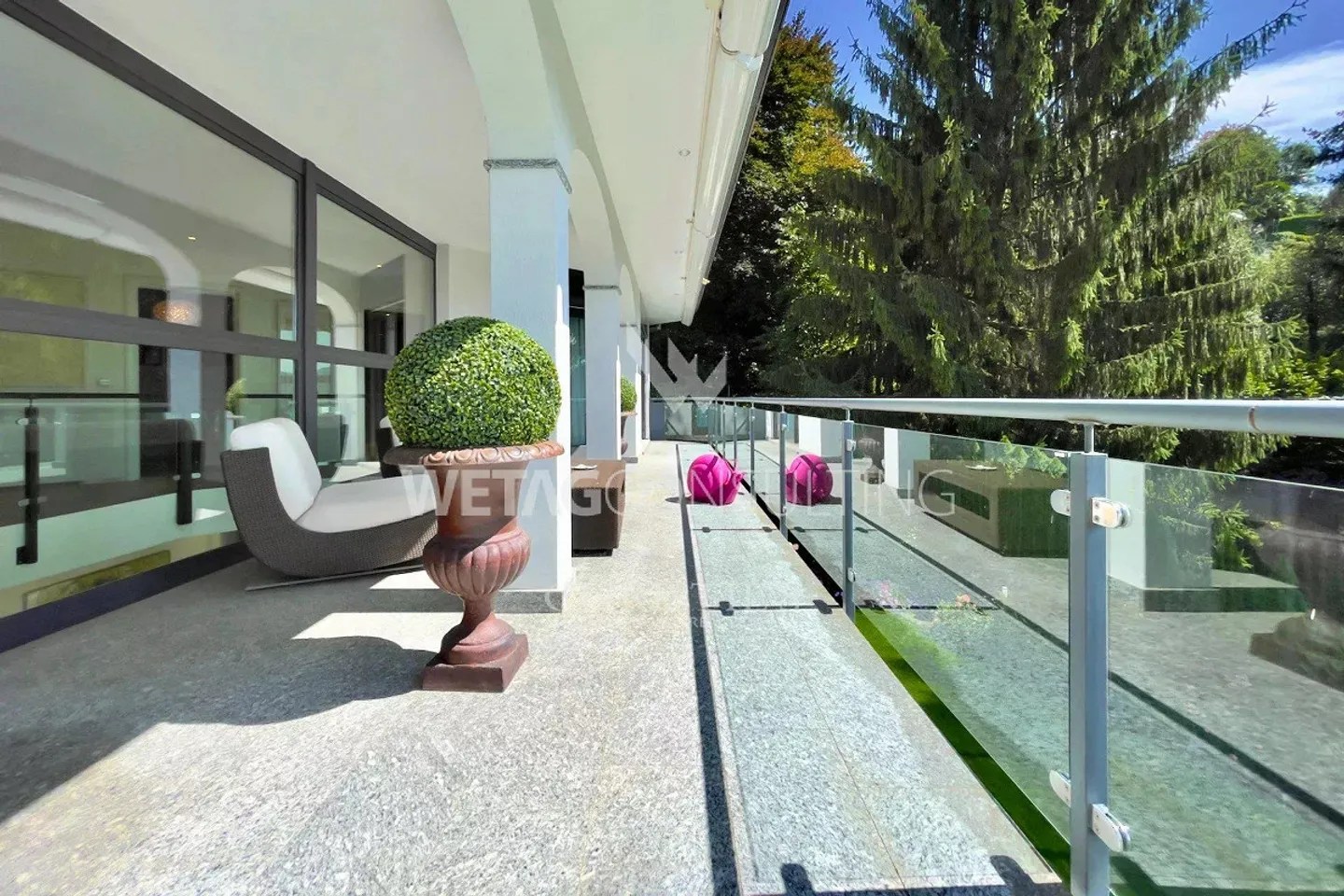 Bella villa con giardino e piscina in vendita a Montagnola - Foto 9 di 12