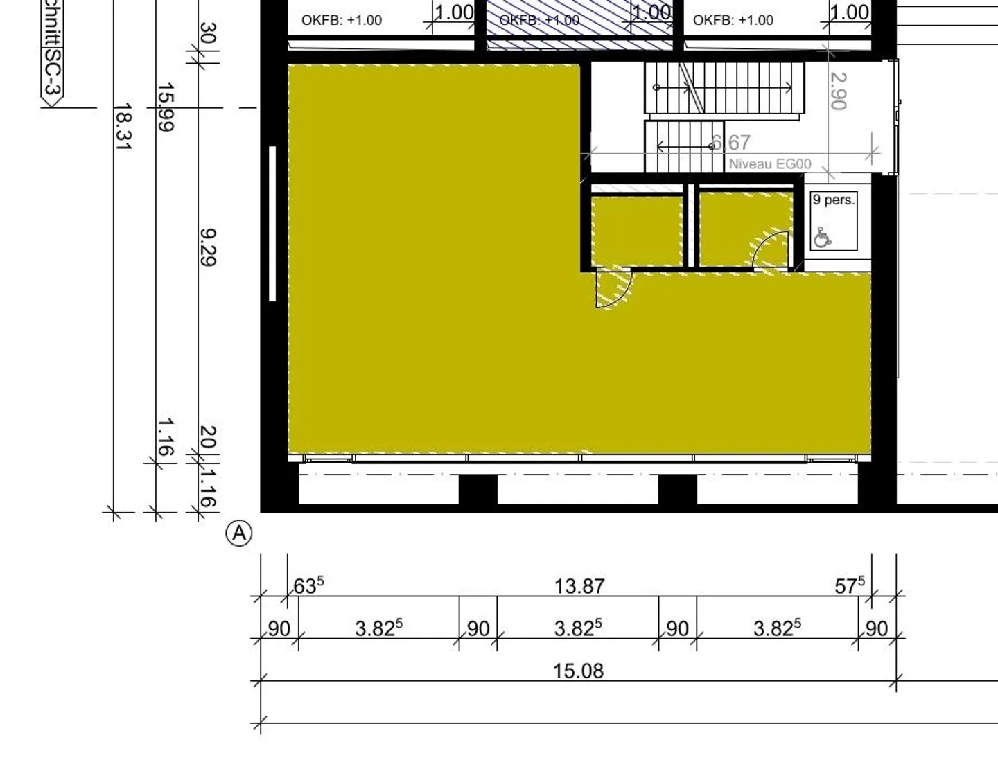Spazio commerciale in costruzione grezza vicino all'autostrada - Foto 3 di 3