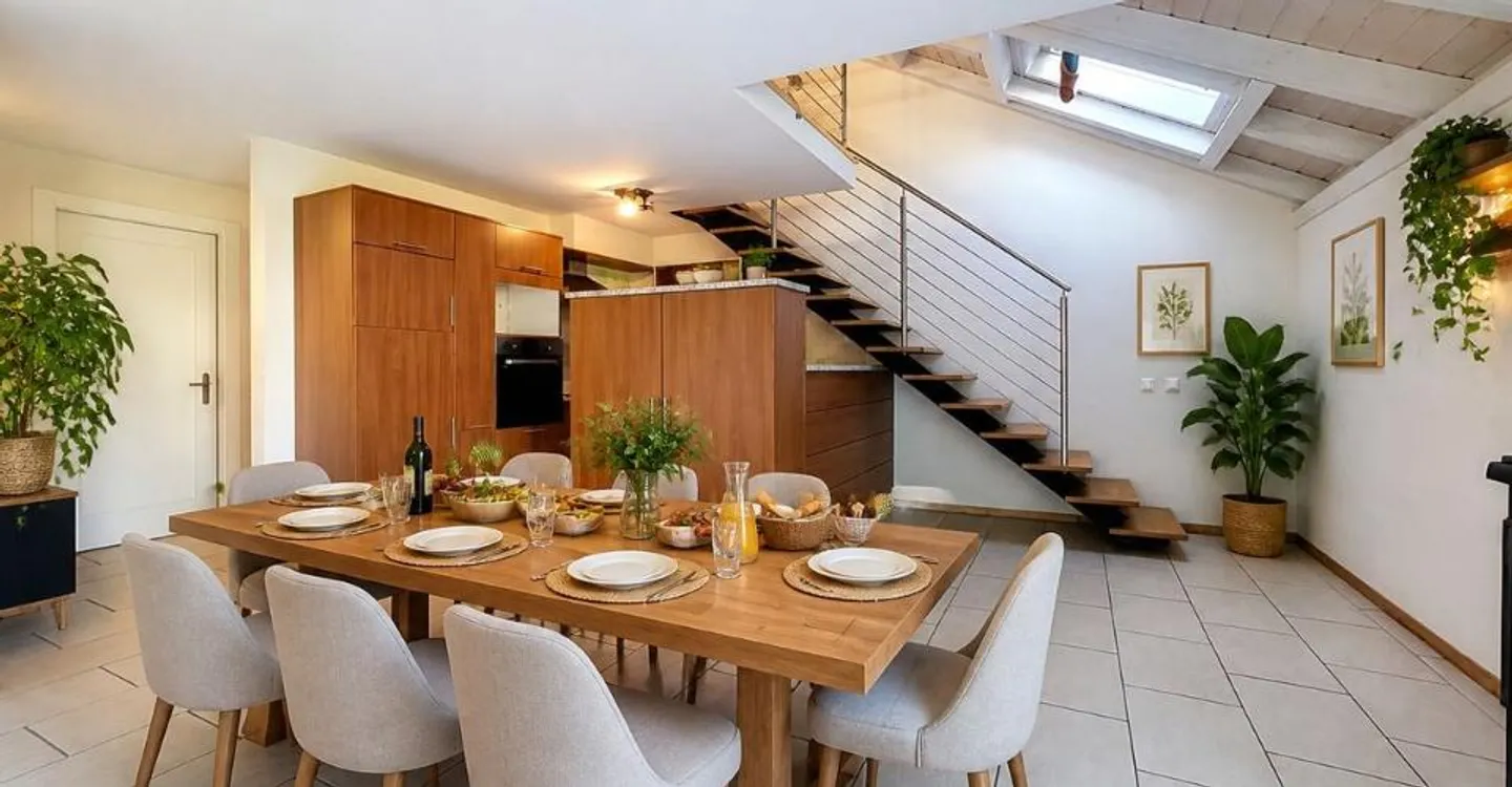 Die Traum-Duplexwohnung, oberste Etage, Blick auf die Natur - Foto 2 von 8