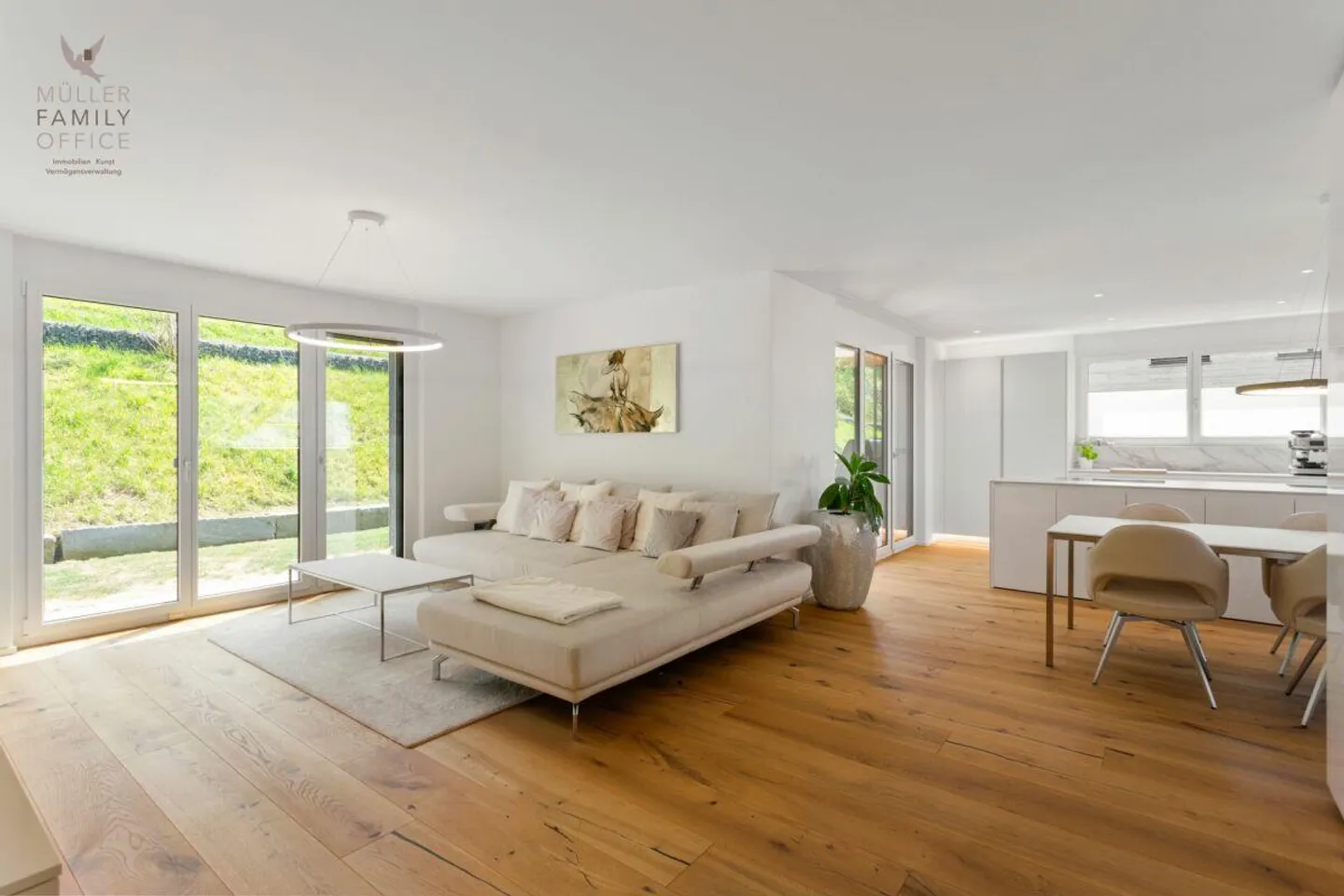 Living like in a single-family home - Exclusive 4 1/2 room garden apartment... - Photo 6 of 13