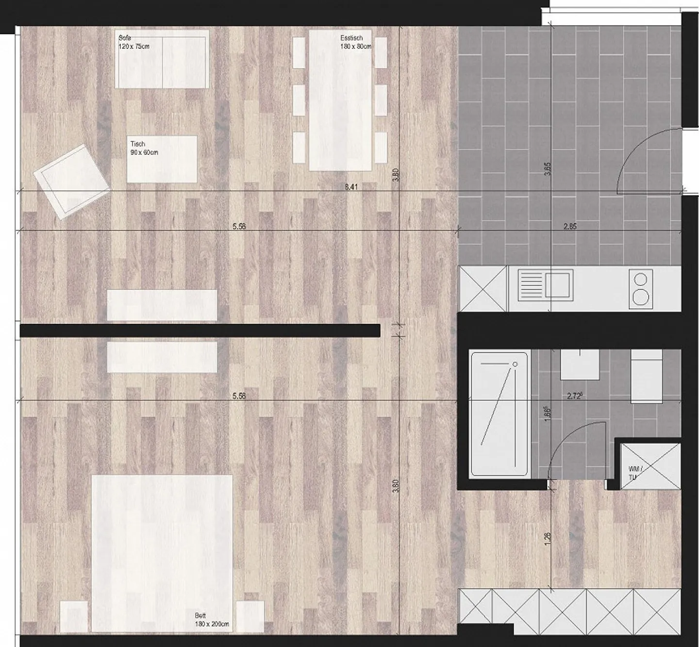 Appartamento moderno arredato - Foto 19 di 19