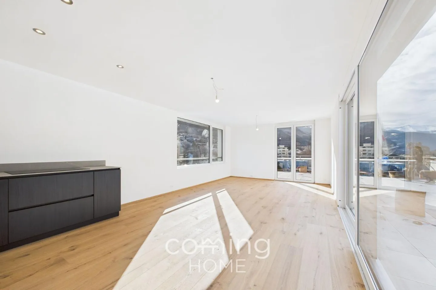Appartement penthouse spacieux avec terrasse et balcon à Brig-Glis - Photo 4 sur 11
