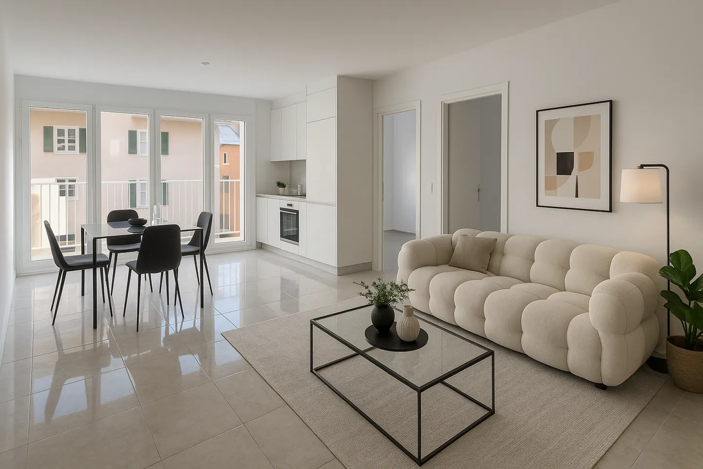 St-Imier, appartamento nuovo di 4.5 locali al 3° piano con balcone - Foto 2 di 11