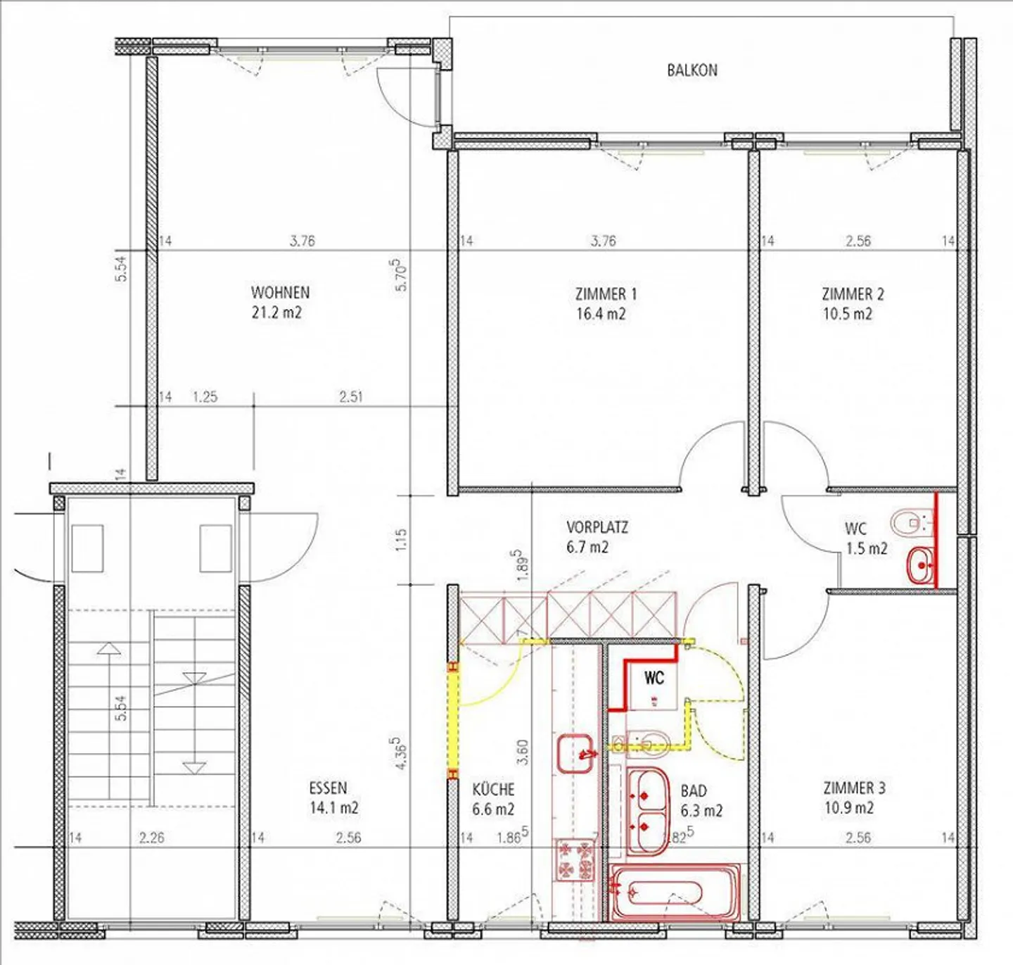 Modernes Apartment am Greifensee - Foto 4 von 4